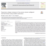 Progressive collapse of a two-storey structure with column removal scenario