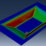 Incremental sheet forming process for truncated pyramid